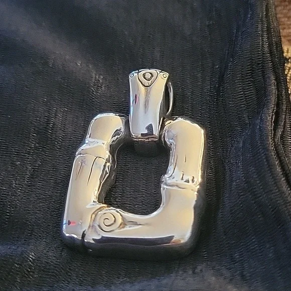 John Hardy Sterling Silver Geometric Pendant